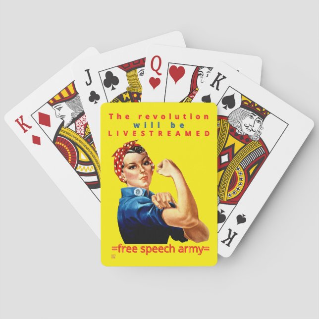 Jeu De Cartes jouer aux cartes "LA RÉVOLUTION..." (dos)