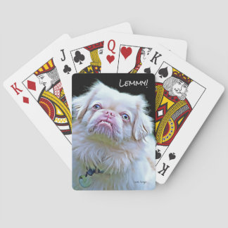 Jeu De Cartes Jouer aux cartes - Lemmy le Pekingese!