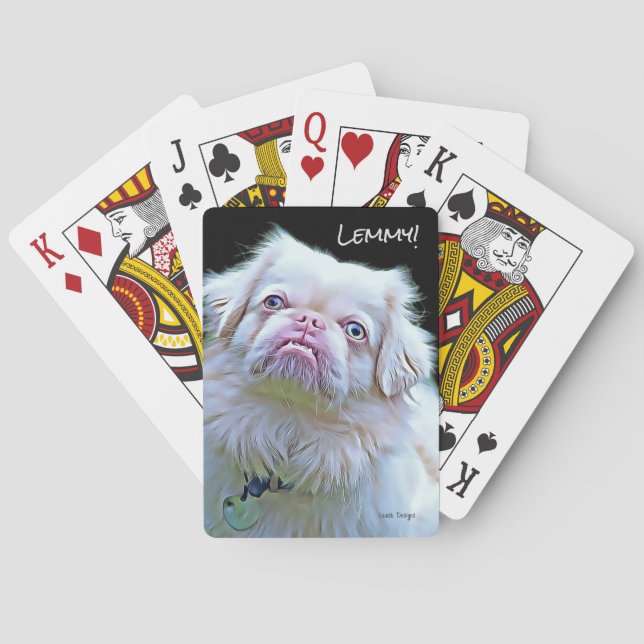 Jeu De Cartes Jouer aux cartes - Lemmy le Pekingese! (dos)