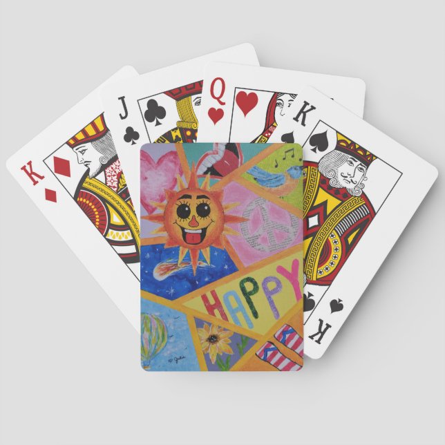 Jeu De Cartes Jouer Aux Cartes - Marcher Sur Le Soleil (dos)