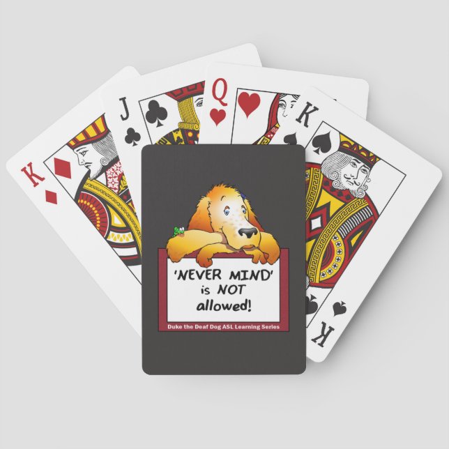 Jeu De Cartes Jouer aux cartes n'a jamais rien à voir (dos)