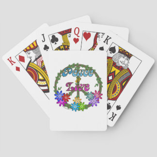 Jeu De Cartes Jouer aux cartes - Paix et Amour