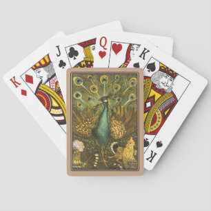 Jeu De Cartes Jouer aux cartes Peacock et poulets Hoytema