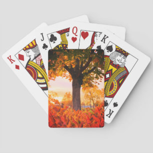 Jeu De Cartes Jouer aux cartes tombe amoureux de l'automne!