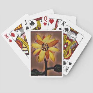 Jeu De Cartes Jouer aux cartes tournesol