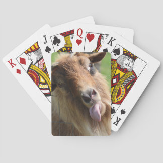 Jeu De Cartes Jouer aux cartes "Visage de chèvre" Thème