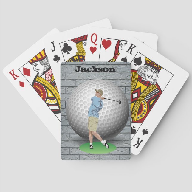 Jeu De Cartes Jouer Carte Deck Golf Balls (dos)