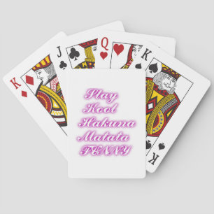 Jeu De Cartes Jouer Cool Hakuna Matata .png