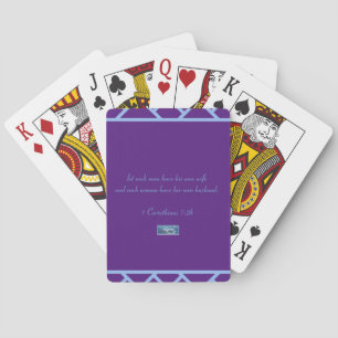 Jeu De Cartes Jouer des cartes (Triangles Violets)RFPMDesigns ©️