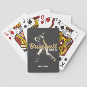 Jeu De Cartes Joueur de baseball personnalisé et couleur