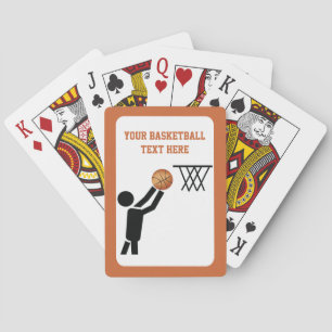 Jeu De Cartes Joueur de basket-ball avec balle
