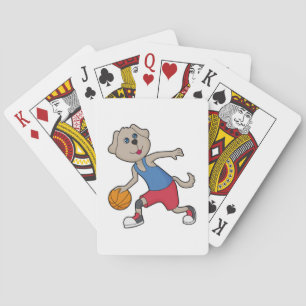Jeu De Cartes Joueur de basket-ball de chien