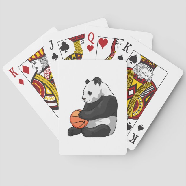 Jeu De Cartes Joueur de basket-ball Panda (dos)