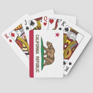 Jeu De Cartes Joueur de cartes au drapeau de la RÉPUBLIQUE DE CA