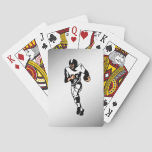 Jeu De Cartes Joueur de football arrière courant