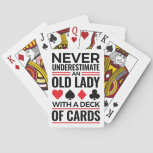 Jeu De Cartes Joueur de pont ne sous-estime jamais les cartes de