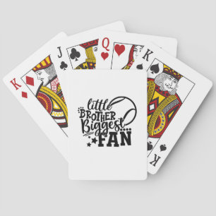 Jeu De Cartes Joueur de Tennis   Petit Frère Plus Grand Fan de T