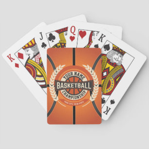 Jeu De Cartes Joueur personnalisé de l'équipe de basket-ball Ath