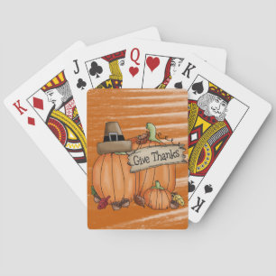 Jeu De Cartes Jour de bon thanksgiving Jeu de carte Deck