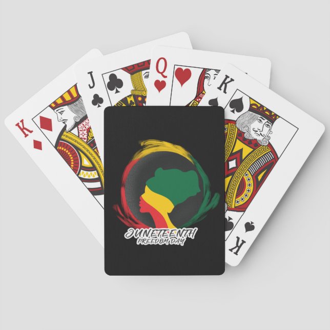 Jeu De Cartes Jour de la Liberté - Histoire noire (dos)