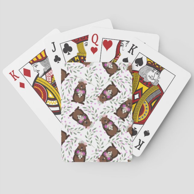 Jeu De Cartes Jour de la marmotte Jouer des cartes (dos)