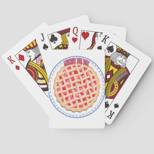 Jeu De Cartes Jour de tarte aux cerises - Jour d'appréciation (dos)