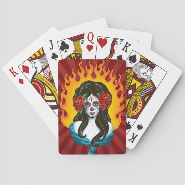 Jeu De Cartes Jour des morts (dos)