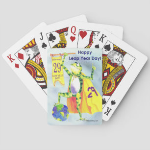 Jeu De Cartes Jour heureux d'année bissextile