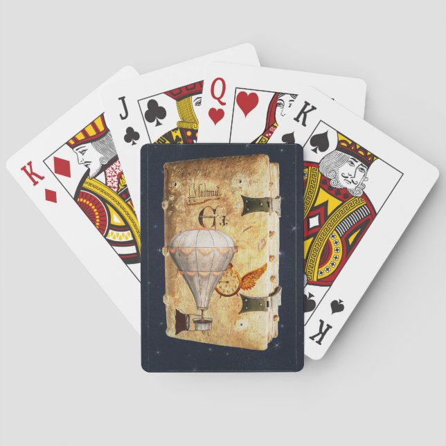 Jeu De Cartes Journal Steampunk (dos)