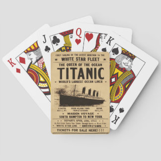 Jeu De Cartes Journal Titanic