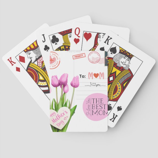 Jeu De Cartes Journée des mères classiques Jouer des cartes (dos)