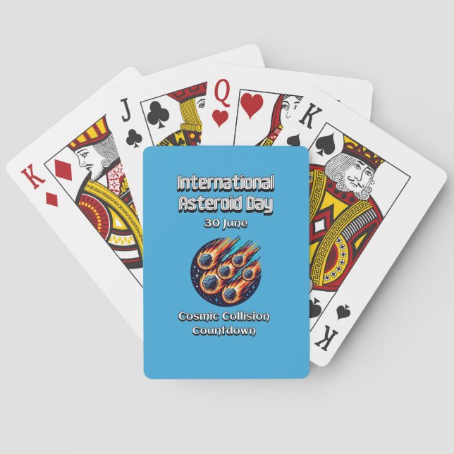 Jeu De Cartes Journée Internationale des Astéroïdes. 30 juin (dos)