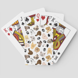 Jeu De Cartes Jours de chiens - Motif de races de chiens et de p