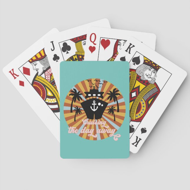 Jeu De Cartes Jours sans fin de plaisir de croisière (dos)