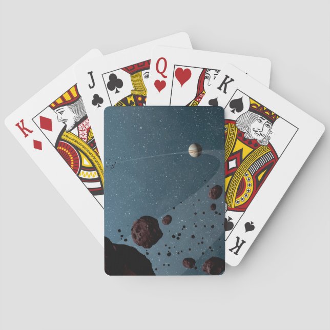 Jeu De Cartes Jovian Trojans Astéroïdes. (dos)