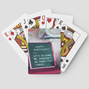 Jeu De Cartes Joyeux anniversaire ! Drôle malin