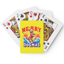 Joyeux Dogmas : Retriever Dog Surfing sur l'océan