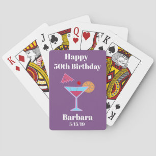 Jeu De Cartes Joyeux Martini 50e anniversaire