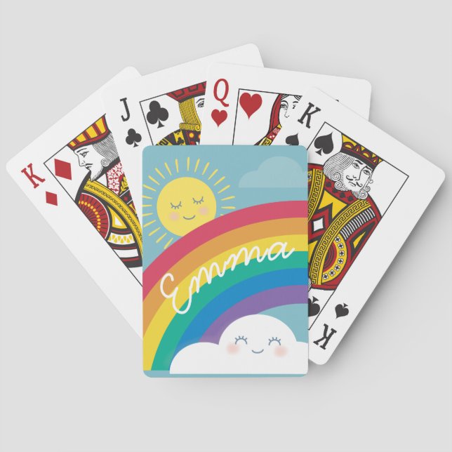 Jeu De Cartes Joyeux nuage de soleil coude (dos)