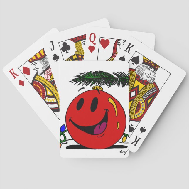 Jeu De Cartes Joyeux Ornament Jouer des cartes (dos)