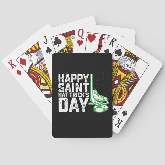 Jeu De Cartes Joyeux Saint Casquette Trick's Day St patrick de h (dos)