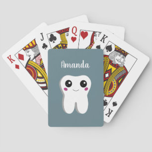 Jeu De Cartes Joyeux sourire Dental Tooth Cute