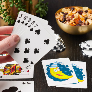 Jeu De Cartes Joyeux visage lune