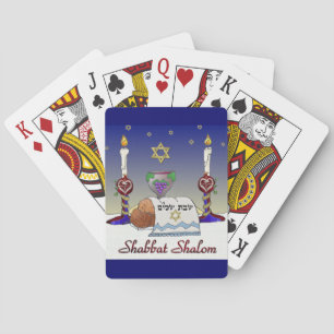 Jeu De Cartes Judaica Shabbat Shalom