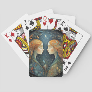 Jeu De Cartes Jumeaux Gémeaux Astrologie Mystique Anniversaire
