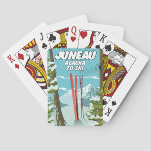 Jeu De Cartes Juneau Alaska À Ski