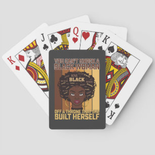 Jeu De Cartes JunetDix Melanin ne peut pas frapper une femme noi