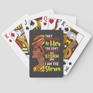 Jeu De Cartes Junetten Je Suis La Tempête Melanin Black Girl