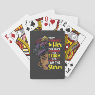 Jeu De Cartes Junetten Je Suis La Tempête Melanin Black Girl
