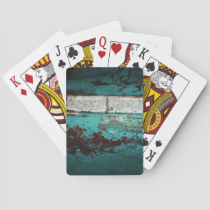Jeu De Cartes Junk Yard vintage car 50's aqua turquoise